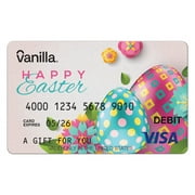 $200 Vanilla® Visa® Happy Easter eGift Card (plus $6.88 Purchase Fee)