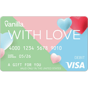$200 VanillaÂ® VisaÂ® With Love eGift Card (plus $6.88 Purchase Fee)