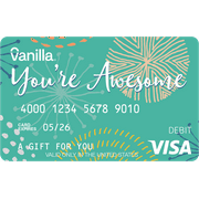 $200 Vanilla® Visa® You’re Awesome eGift Card (plus $6.88 Purchase Fee)