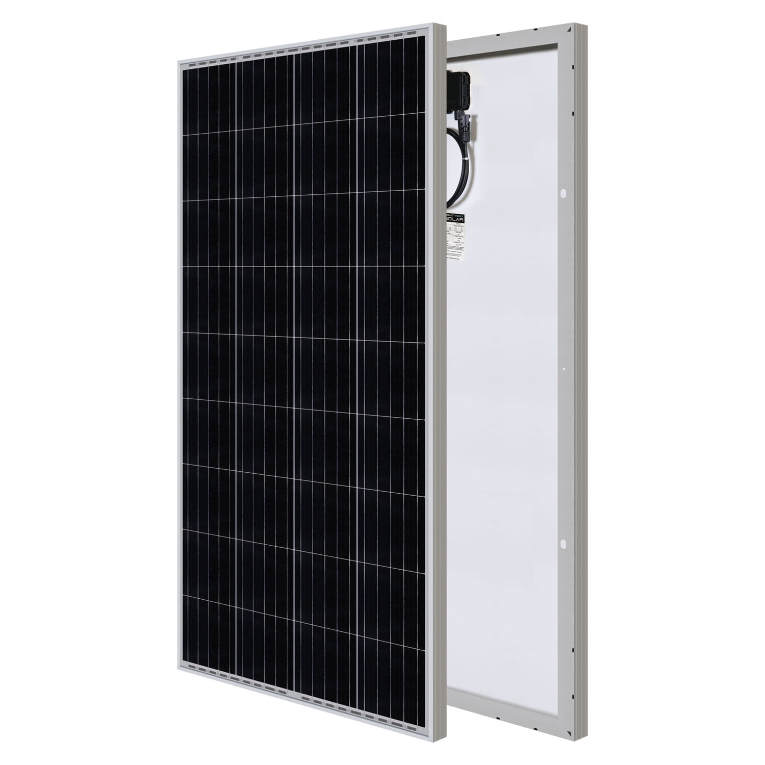 200 Watt 12V High Efficiency Monocrystalline Solar Panel for Camper Marine Off-Grid Solar System