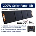 200 Watt Portable Commercial Grade Solar Panel Kit