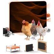 Chickcozy 200W Chicken Coop Heater with Smart Temperature Sensor, Radiant Heat Panel for Chicks & Hens