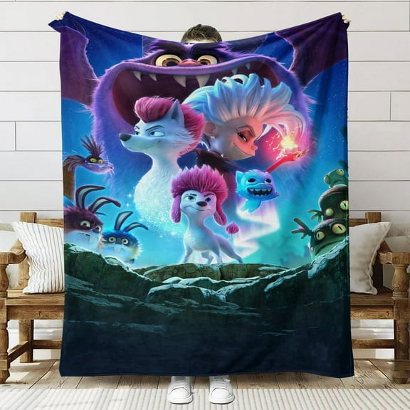200% Wolf Throw Blanket Gifts for Fans Lover Girls Boys Women Present Hoodie Him Bed 30"x40"