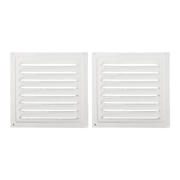 200 X 200 Mm Airflow Grille Ceiling Vent Cover Protective Grille Stainless Steel Construction Anthracite-Colored