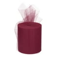 thumbnail image 1 of 200 Yards Tulle Ribbon Rolls Netting Fabric Spools 6" Burgundy Red for Christmas Wrapping Wedding DIY, 1 of 5