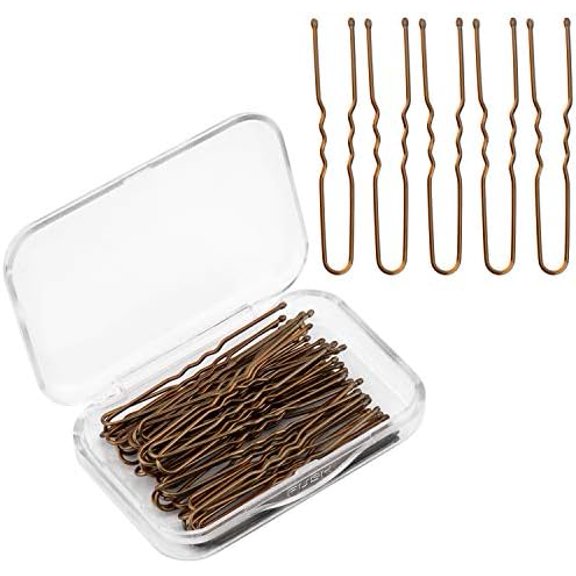 200 count U-Shaped Hairpins Kit Hair Clips Hairpins Hair Clips for Women Girls and Hair Salon ()