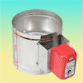 thumbnail image 1 of 200 degree Celsius motorized Electric Air Damper Valve HVAC Duct Valve Motorized Air Damper Check Valve With AC 220V Actuator, 1 of 5
