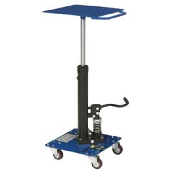 200 lbs Work Positioning Post Lift Table with Foot Control - Blue