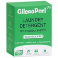 200loads Laundry Detergent Sheets Fragrance Free LiquidLess
