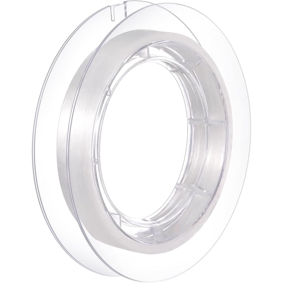 200 m Clear Nylon Invisible Thread String for Hanging Christmas Ornaments, Bracelet Making, Sew Hobby, Clear Beading Thread with Bead Needle(1mm)