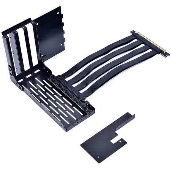 200 mm Premium PCI-E x16 3.0 Black Extender Riser Cable & Covert Bracket for Lancool II & Lancool 2