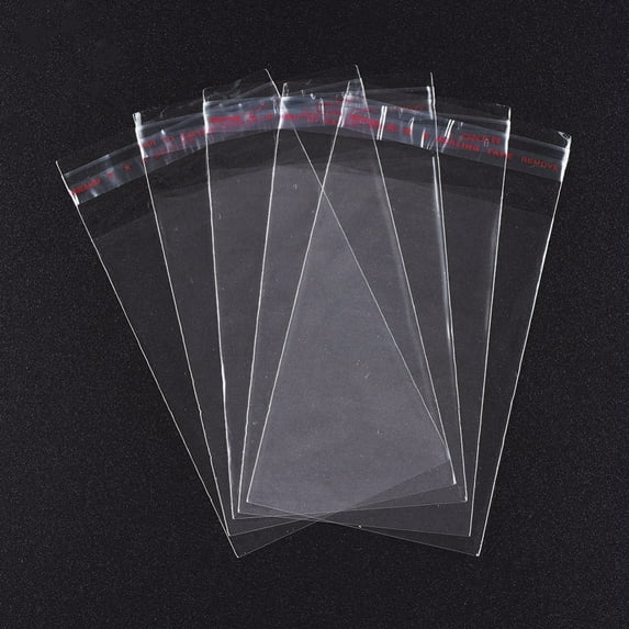 200 pc Cellophane Bags Clear 11x6cm Unilateral Thickness: 0.0125mm Inner Measure: 8.8x6cm