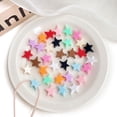 thumbnail image 1 of 200 pc Opaque Acrylic Beads Star Mixed Color 18.1x15.8x6.4mm Hole: 2.5mm, 1 of 1