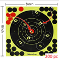 thumbnail image 1 of 200 pc Reactive Splatter Shooting Targets Instant Feedback Self-Adhesive Range, 1 of 5