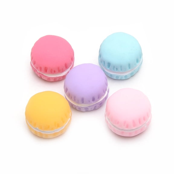 200 pc Resin Decoden Cabochons Cake Mixed color 14.5x11mm Resin