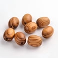 thumbnail image 1 of 200 pc Wood Beads Lead Free Drum BurlyWood 25mm long 18.5mm thick hole: 5mm, 1 of 2