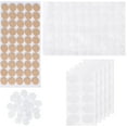 thumbnail image 1 of 200 pcs 4 Styles Ear Lobe Support Patches Ear Lobe Back Support Invisible Earring Patches with Plastic Disc Pads, 1 of 7