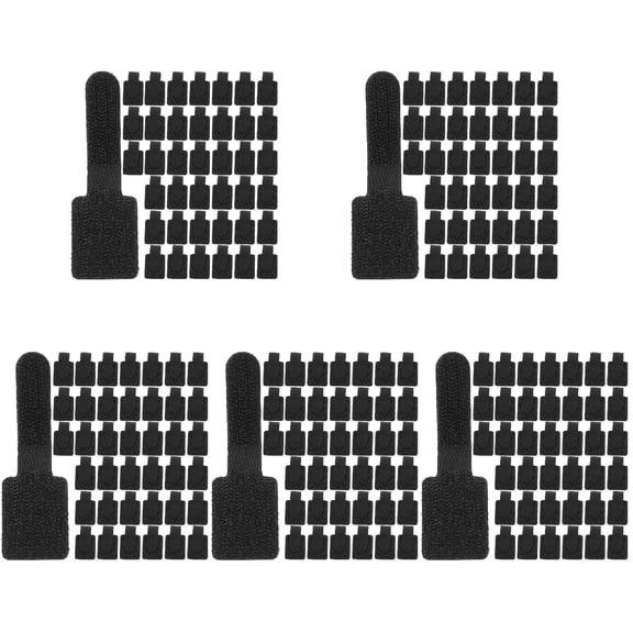 MERRYHAPY Nylon Cable Organizer Straps for Wire Management, 200 Pieces Fastening Ties for Home and Office