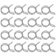 thumbnail image 1 of 200 pcs Irrigation Hose Clamp Garden Hose Clamps Stainless Steel Hose Clips, 1 of 6