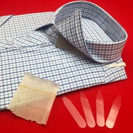 200 pcs Plastic Collar Stays Bone Set for Shirt Collars St TnTiwlWEWA