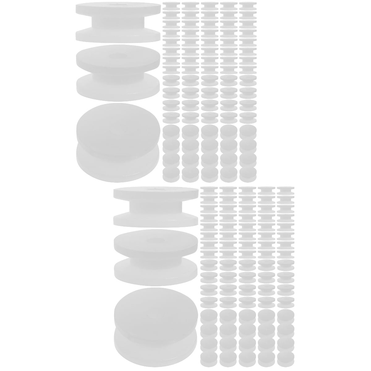 OEM Manufacturer Overmolding U Groove Plastic Small Pulley Wheels For