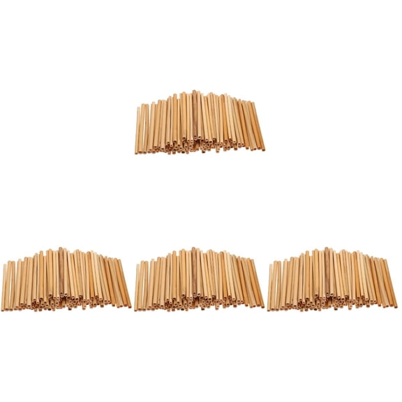 200 pcs Reed Straws Juice Drinking Straws Milk Tea Cocktail Coffee Straws for Prom Party