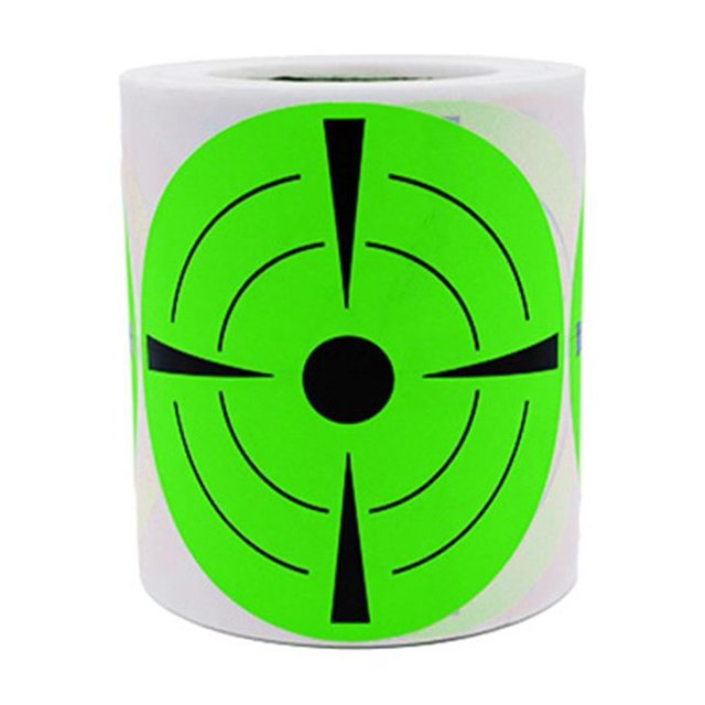 200pcs Shooting Splatter Target Stickers Roll Fluorescent Adhesive
