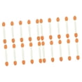 thumbnail image 1 of 200 pcs double sided cosmetic tool bulk Eye shadow brush eyeshadow makeup tool eyeshadow brush cosmetic makeup brush 6cm emulsion Oval disposable eyeshadow brush eyes Makeup Tools, 1 of 5
