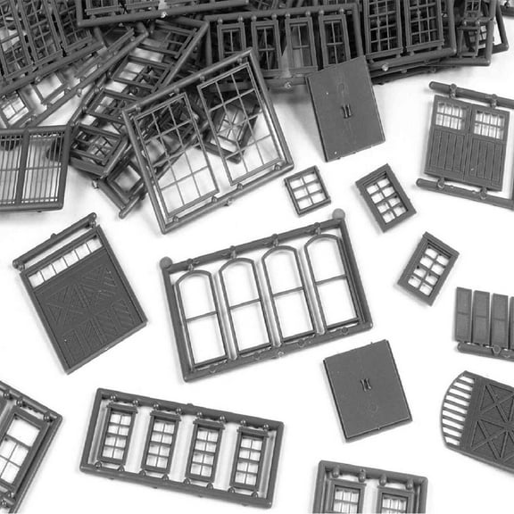 200-piece HO Scale Architectural Parts Assortment