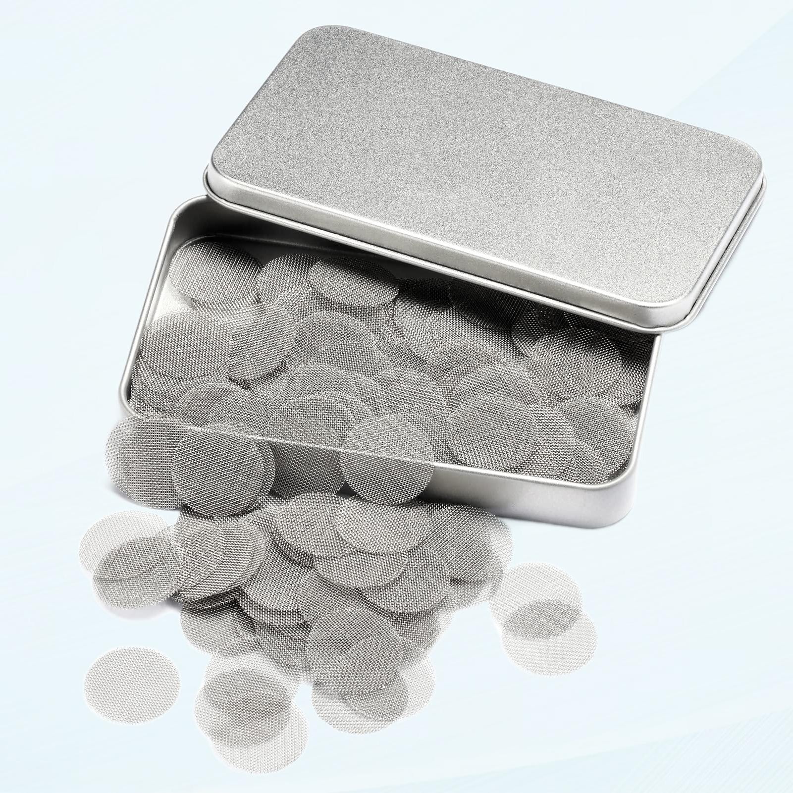 200 pieces 1 inch stainless steel pipe screen, 1 inch metal pipe screen