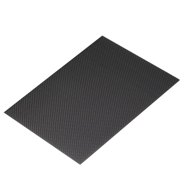 200 x 300 x 0.5mm Carbon Fiber Board Plate Glossy Laminate Plain Weave Panel Sheets Flexible for RC Aircraft, Model Car