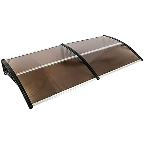 200 x 96 Household Application Door & Window Awnings Brown Board & Black Holder