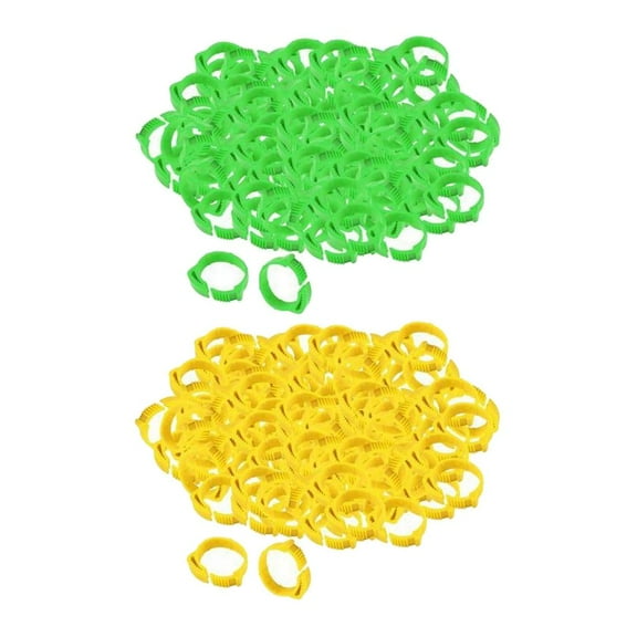 200 x Rings Duck Chicks Leg Adjustable Identification Bands Poultry s