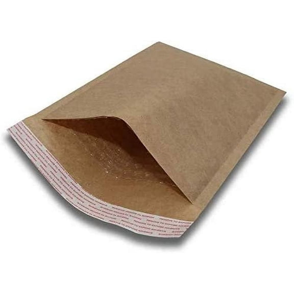 2000 #0 6x10 Kraft Natural Paper Padded Bubble Envelopes Mailers Case 6"x10"