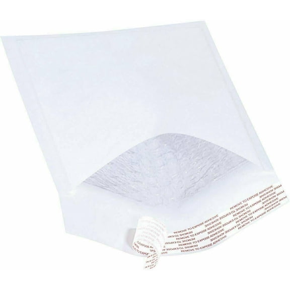 2000 #0 6x10 Kraft White Paper Padded Bubble Envelopes Mailers Case 6"x10"