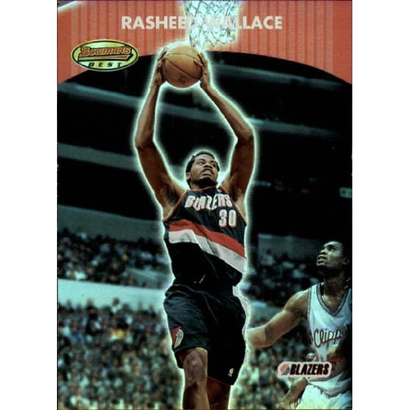 2000-01 Bowman's Best #81 Rasheed Wallace NBA Basketball Trading Card