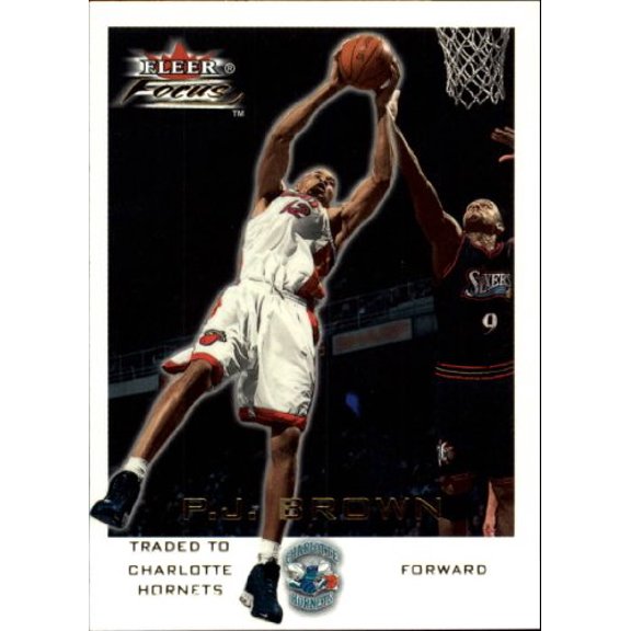 2000-01 Fleer Focus #108 P.J. Brown NBA Basketball Trading Card