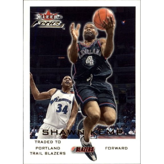 2000-01 Fleer Focus #22 Shawn Kemp NBA Basketball Trading Card