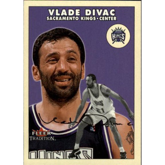2000-01 Fleer Glossy #157 Vlade Divac NBA Basketball Trading Card