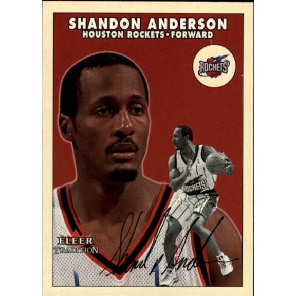 2000-01 Fleer Glossy #175 Shandon Anderson NBA Basketball Trading Card