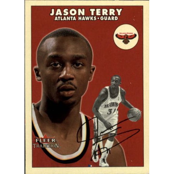 2000-01 Fleer Glossy #9 Jason Terry NBA Basketball Trading Card