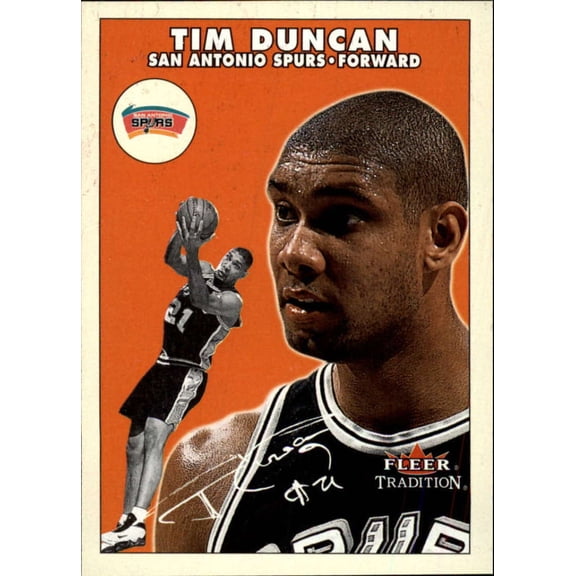 2000-01 Fleer Tradition San Antonio Spurs Team Set w RC 10 Cards Duncan Robinson