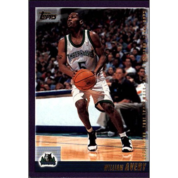 2000-01 Topps #82 William Avery NBA Basketball Trading Card