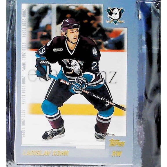 2000-01 Topps Anaheim Mighty Ducks Team Set 10 Cards