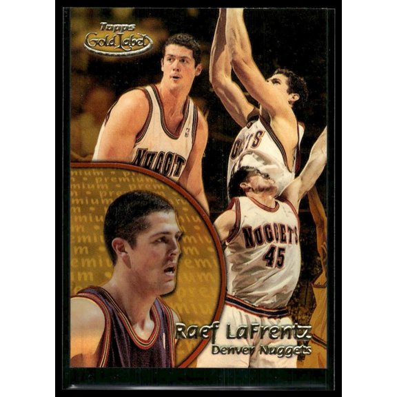 2000-01 Topps Gold Label Premium SN #58 Raef LaFrentz Denver Nuggets Near Mint Basketball Card
