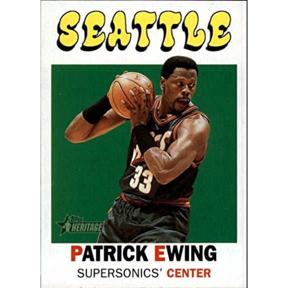 2000-01 Topps Heritage #85 Patrick Ewing NBA Basketball Trading Card