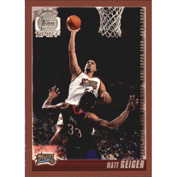 2000-01 Topps Tip-Off #77 Matt Geiger NBA Basketball Trading Card