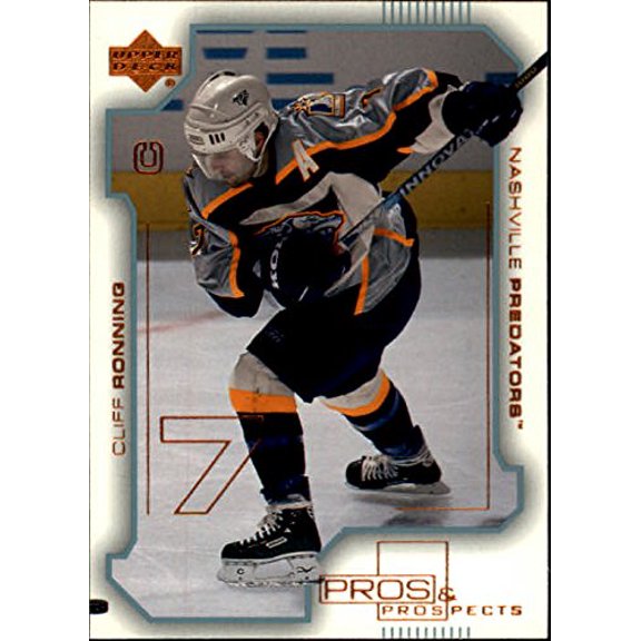 2000-01 UD Pros and Prospects #49 Cliff Ronning NHL Hockey Trading Card