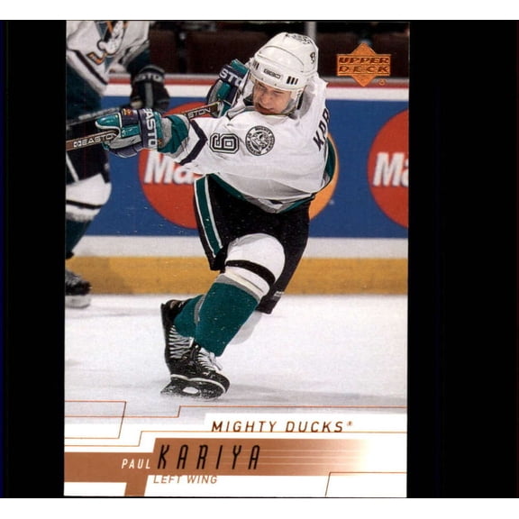 2000-01 Upper Deck Anaheim Ducks Team Set 12 Cards
