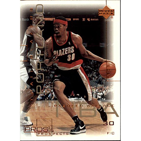 2000-01 Upper Deck Pros and Prospects #67 Rasheed Wallace NBA Basketball Trading Card